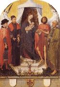 Roger Van Der Weyden Madonna with Four Saints Spain oil painting artist